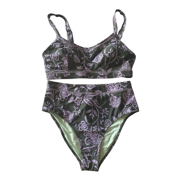 NWT-CUPSHE-WOMENS SWIMSUIT-HIGH WAIST-SIZE MEDIUM - Picture 6 of 13